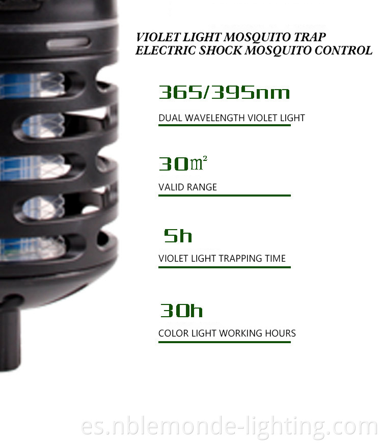 Solar-Powered Bug Zapper Light